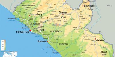 לצייר את המפה של ליבריה